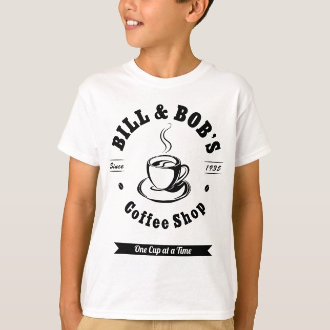 Bill and Bobs Coffee Shop - OM 12-Stufen-Erholung  T-Shirt (Vorderseite)
