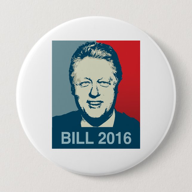 BILL CLINTON 2016 - .PNG BUTTON (Vorderseite)