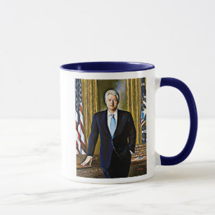 Bill Clinton 42. Präsident Keepake Coffee Tasse