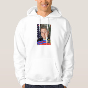 Bill-Clinton-Baseballkarte Hoodie