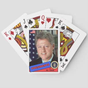 Bill-Clinton-Baseballkarte Spielkarten