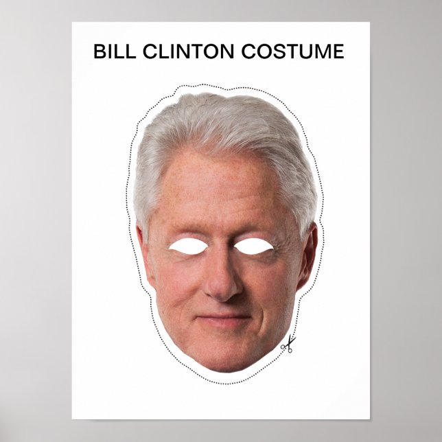 Bill Clinton Costume Poster (Vorne)