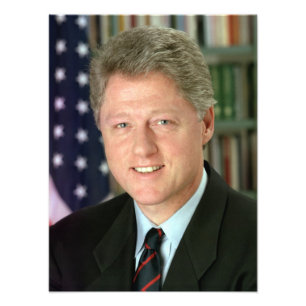 Bill Clinton Fotodruck