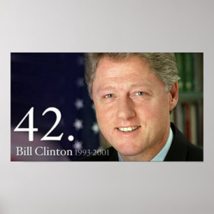 Bill Clinton Poster
