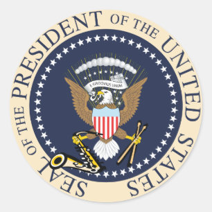Bill Clinton: Präsident Siegel Sticker