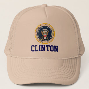 Bill Clinton Präsidenten Seal Hat Truckerkappe
