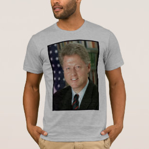 Bill Clinton Präsidentenporträt T-Shirt