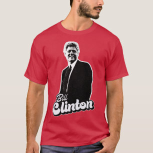 Bill Clinton Retro 90er Fan Art T-Shirt