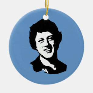 Bill Clinton Retro Keramikornament