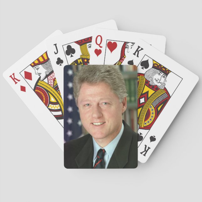 Bill Clinton Spielkarten (Rückseite)