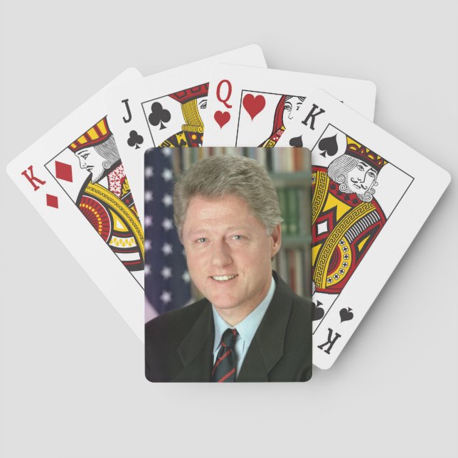 Bill Clinton Spielkarten (Rückseite)