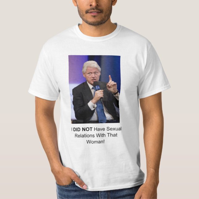 Bill Clinton T-Shirt (Vorderseite)