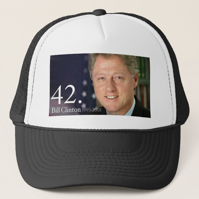 Bill Clinton Truckerkappe (Vorderseite)