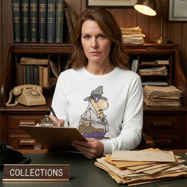 Bill Collector Women's Long Sleeve T-Shirt (Von Creator hochgeladen)