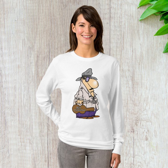 Bill Collector Women's Long Sleeve T-Shirt (Von Creator hochgeladen)