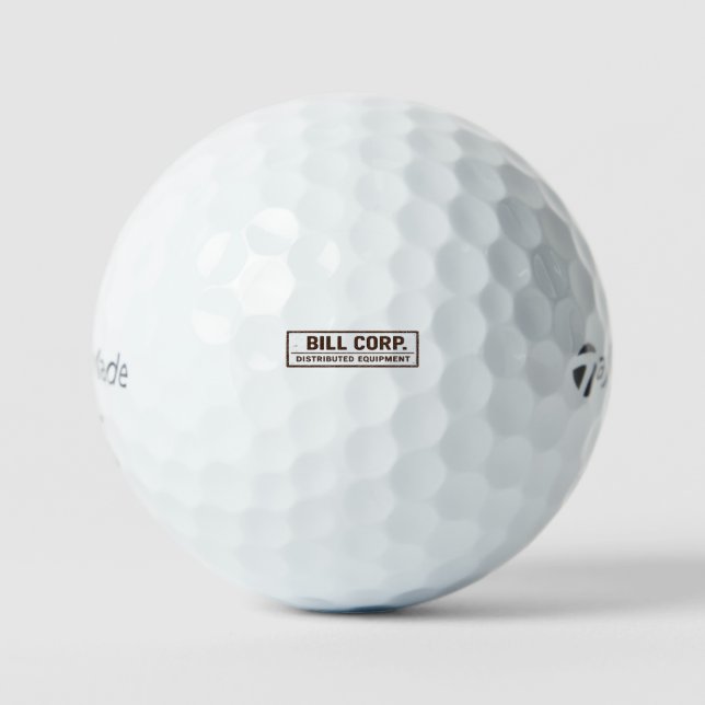 Bill Corp. Distributed Equipment Premium  Golfball (Vorderseite)