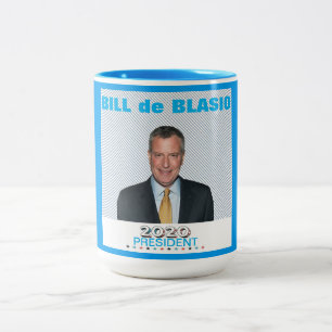 Bill de Blasio 2020 Zweifarbige Tasse