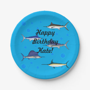 Bill Fish Pappteller