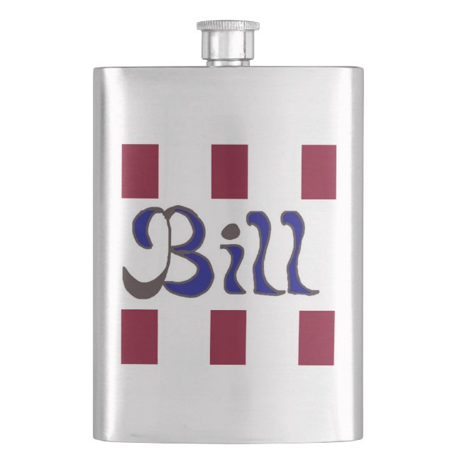 Bill Flask Flachmann (Vorderseite)