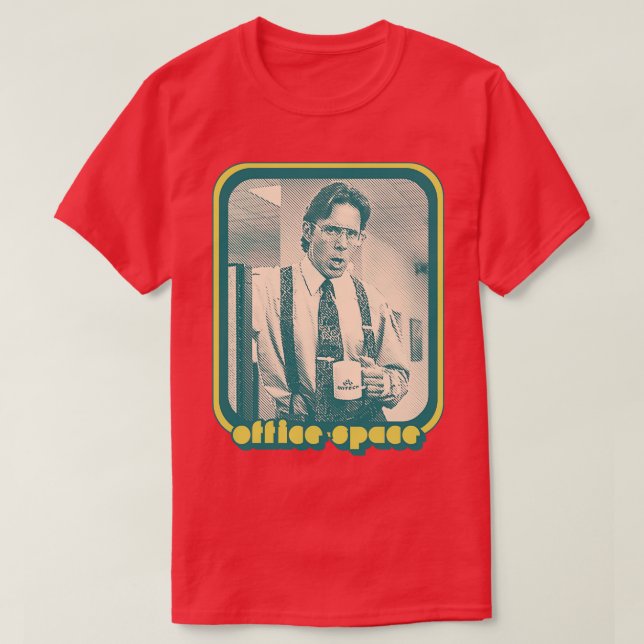 Bill Lumbergh Office Space Aesthetic 90s Fan Desig T-Shirt (Design vorne)