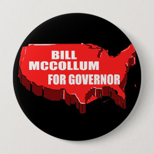 BILL MCCOLLUM FÜR GOUVERNEUR BUTTON