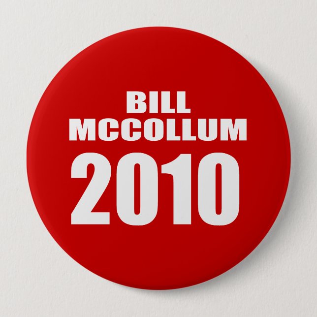 BILL MCCOLLUM FÜR REGIERUNGSBEHÖRDEN BUTTON (Vorderseite)