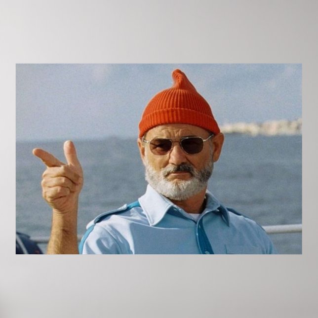 Bill Murray Life Aquatic Poster (Vorne)