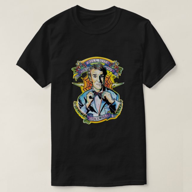 Bill Nye der Science Typ Essential T-Shirt (Design vorne)