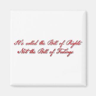 Bill-of-Rights-Bill-of-Gefühls Magnet