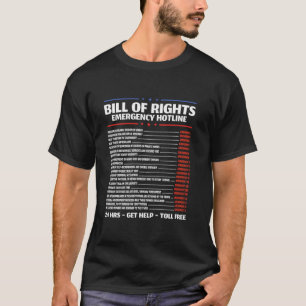 Bill of Rights Emergency Hotline - Änderungen von  T-Shirt