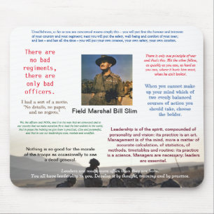 Bill Slim Leaders Mouse Mat Mousepad