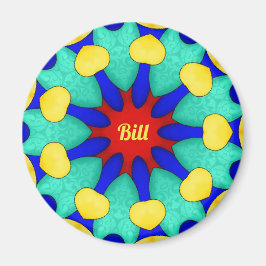 BILL ~ Stark Red Green Yellow ~ Atemberaubendes De Magnet