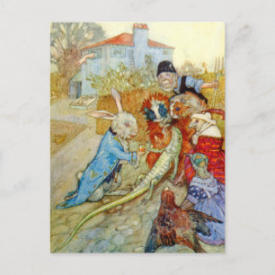 Bill the Lizard im Rabbit-Haus Postkarte