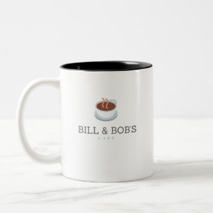Bill und Bob Cafe - Erholung Emotionale Sobribie Zweifarbige Tasse