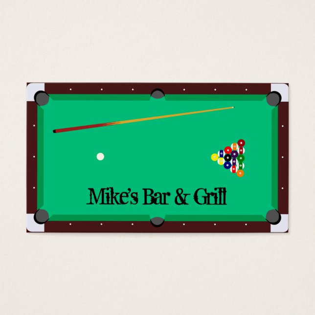 Billard (Vorderseite)