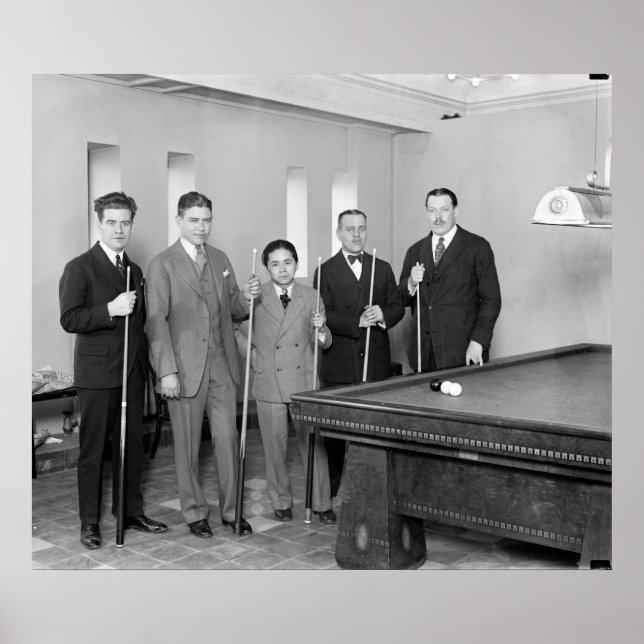 Billard: 1927 poster (Vorne)