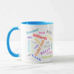 Billard 2 getönte Tasse