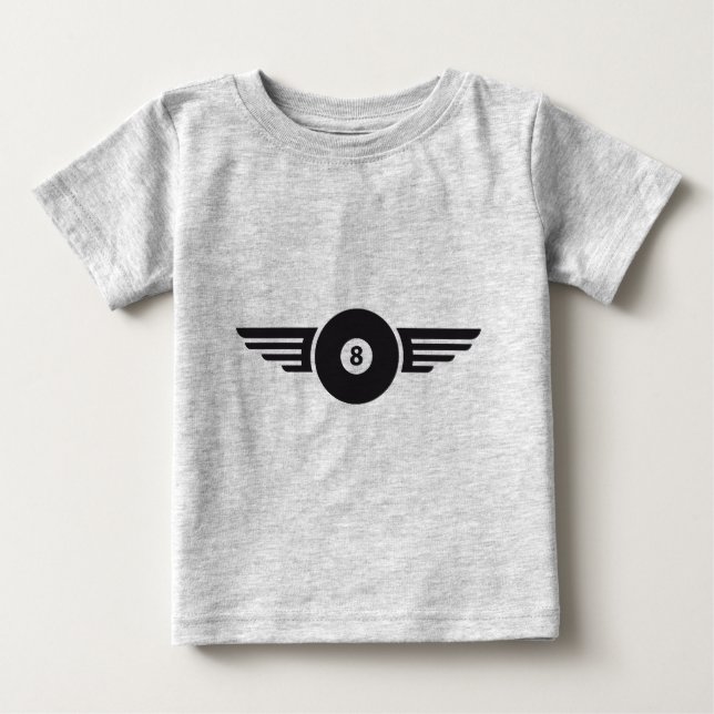 Billard 8 baby t-shirt (Vorderseite)