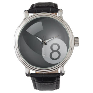 Billard 8 Ball Armbanduhr