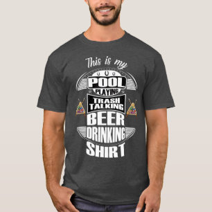 Billard 8 Ball Pool Player Sarcasm Neuheit T-Shirt