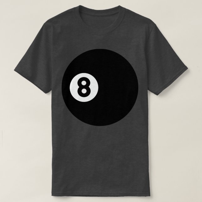 Billard 8Ball T-Shirt (Design vorne)
