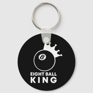 Billard Aight Ball King 8 Ball Pool Player Lucky Schlüsselanhänger
