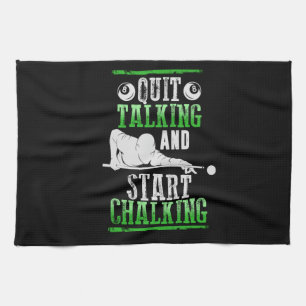 Billard Art Küchentuch