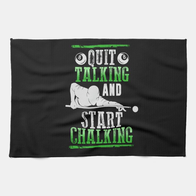 Billard Art Küchentuch (Horizontal)