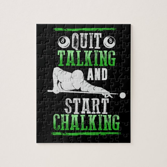 Billard Art Puzzle (Vertikal)