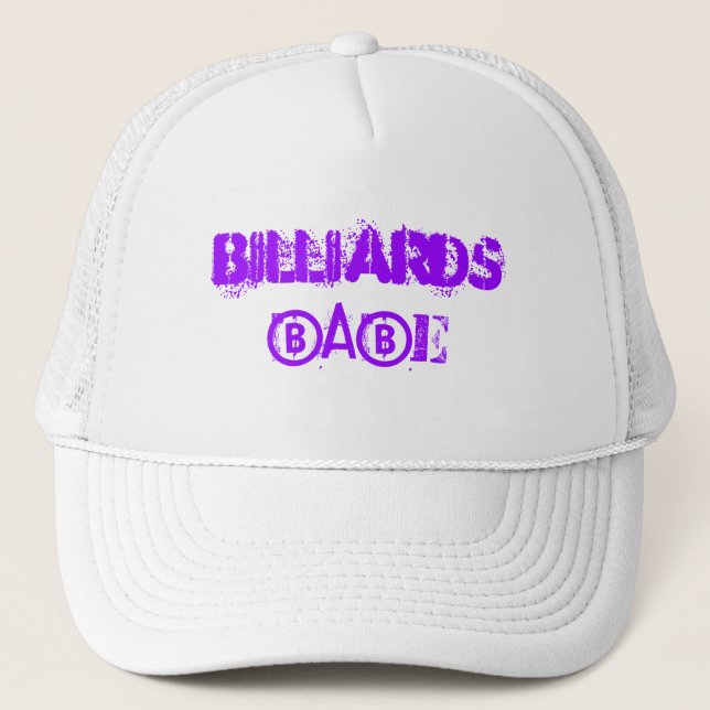 Billard-Baby-Hut Truckerkappe (Vorderseite)