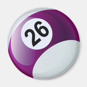 Billard-Ball der Nr.-26 Magnet
