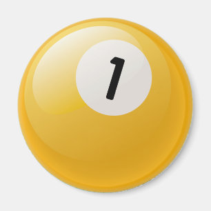 BILLARD-BALL DER NR.-EINE MAGNET