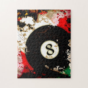BILLARD-BALL NR. 8 PUZZLE