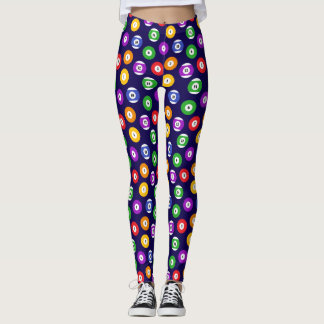 Billard-Balls-Muster für den Billardspieler Leggings